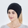 thumbnail image 2 of ZNQHFRE Unisex Knitted Hat , Foldable Slouchy Wind‑Proof Ear‑Protective Beanie For Beach Hiking Travel Daily Casual Wear, 2 of 2