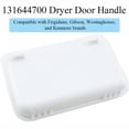 thumbnail image 4 of TOP-MAX 131644700 Dryer Door Handle Replacement Part fit for Frigidaire & Kenmore Dryer, Replace AP2107331, 131484400, 407940, LP10163, PS418388, B0053Y3AKK, 4 of 5