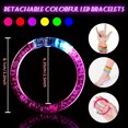 thumbnail image 2 of KEINXSCA 18 LED Luminous Bracelets  Party Favors  Light Up Bracelets for Weddings  Carnivals  Halloween  Random Color, 2 of 7