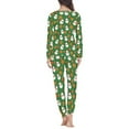 thumbnail image 3 of SCRAWLGOD Christmas Snowmen Women's Pjs Sets for Women Long Sleeve and Pants Lounge Set Crewneck Ladies 2 Piece Pajamas Size 2XL Comfy Graphic Pjs Women, 3 of 6