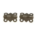 thumbnail image 6 of 12x Metal Hinges Jewellery Chest Box Dollhouse Hinges 20x17mm, 6 of 6