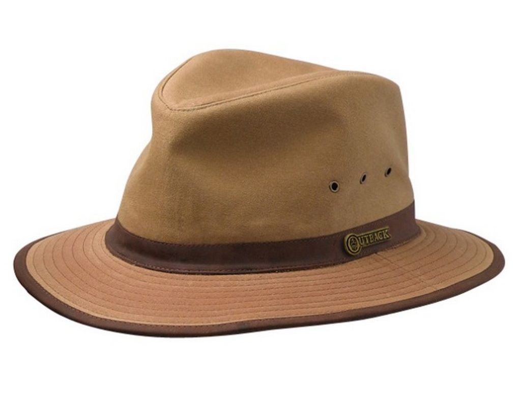 Outback Trading Hat Mens Quality Madison River Oilskin Leather 1462 ...