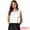 White, variant on DARING DIVA Women's Satin Tank Tops V Neck Dressy Casual Sleeveless Silk Camisole Top S White