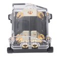 thumbnail image 3 of Power Distribution Block丨 Fused Power Distribution Block丨Fused Power Distribution Block 0GA In 4GA Out Zinc Alloy Gold Plated For Car Stereo  Vehicle Mounting Accessories, 3 of 8