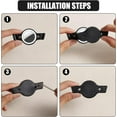 thumbnail image 4 of czcpp-Bike Hidden Mount for, Bike GPS Tracker for Under The Seat Waterproof, Bicycle Seatpost Reflector Mounts Anti-Theft Tag Holder Compatible for Apple, Electric, Scooter (Black), 4 of 4