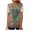 Green, variant on QENGING Summer Tops for Women 2023 V-neck Floral Print T-shirts BreathableLace Comfortable Female Blouses Tee