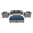 thumbnail image 5 of TK Classics Coast 8 Piece Outdoor Wicker Patio Furniture Set 08c, 5 of 11