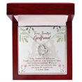 thumbnail image 1 of To My Girlfriend Forever my Soulmate Forever Necklace w Message Card, 1 of 8