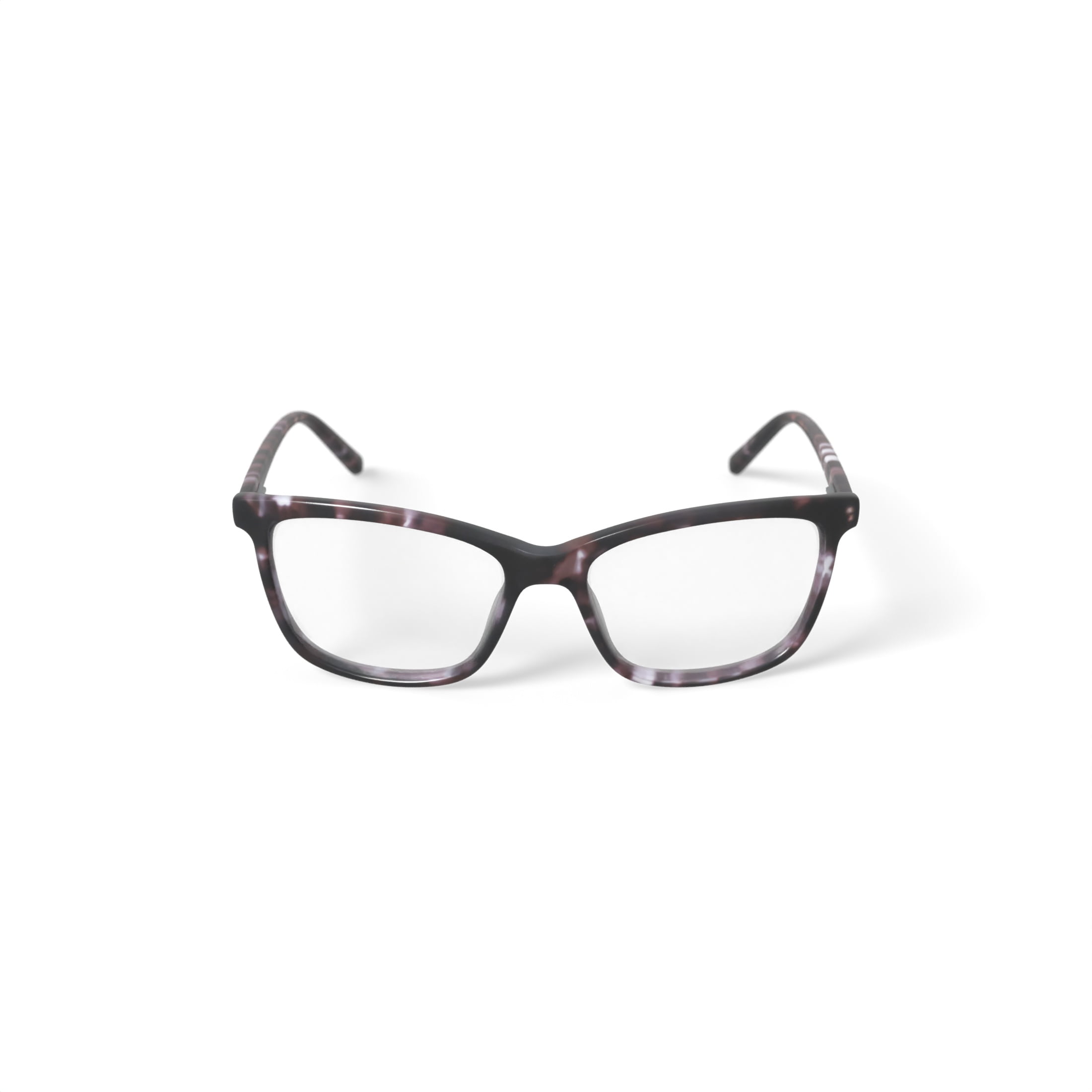 Women's Bio Eyes BE 19 Dahlia Rx'able Eyeglasses with Case, Dark Purple Tortoise, 52-15-140