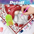 thumbnail image 3 of YALKIN Gnome Love 5D Diamond Painting Kits for Adults Kids Beginners DIY Full Round Drill Embroidery Pictures Paint by Diamonds Kits for Home Wall Decor 11.8x15.7in, 3 of 7
