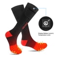 thumbnail image 2 of Sun Will Unisex Winter Thermal Socks 2200mAh Rechargeable Electric Heating Socks for Skiing Hiking S-XL, 2 of 9