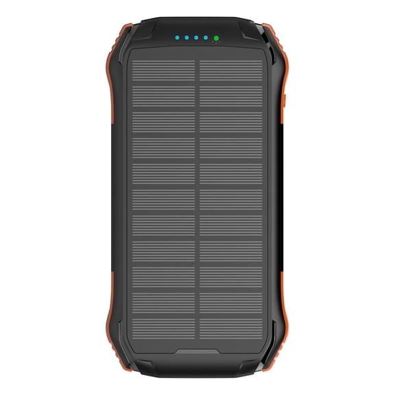YYUZH 10000mAh Solar Power Bank with Wireless Charging and PD Fast Charge, Portable External Battery for Phones Tablets, Outdoor Camping Power Source