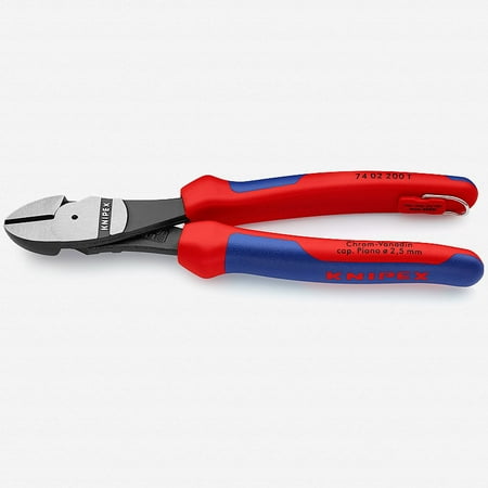 

Knipex 74-02-200-T 8 High Leverage Diagonal Cutters - MultiGrip Tethered Attachment