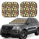 thumbnail image 1 of Balery Fruits Parasol para parabrisas de coche de 2 piezas | Parasol plegable para parabrisas delantero de coche para la mayoría de sedanes-Medium, 1 of 6
