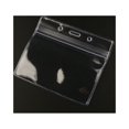 thumbnail image 3 of MasteelfCA 100pcs Waterproof Plastic Horizontal Name Tag Badge ID Holders (Clear), 3 of 8