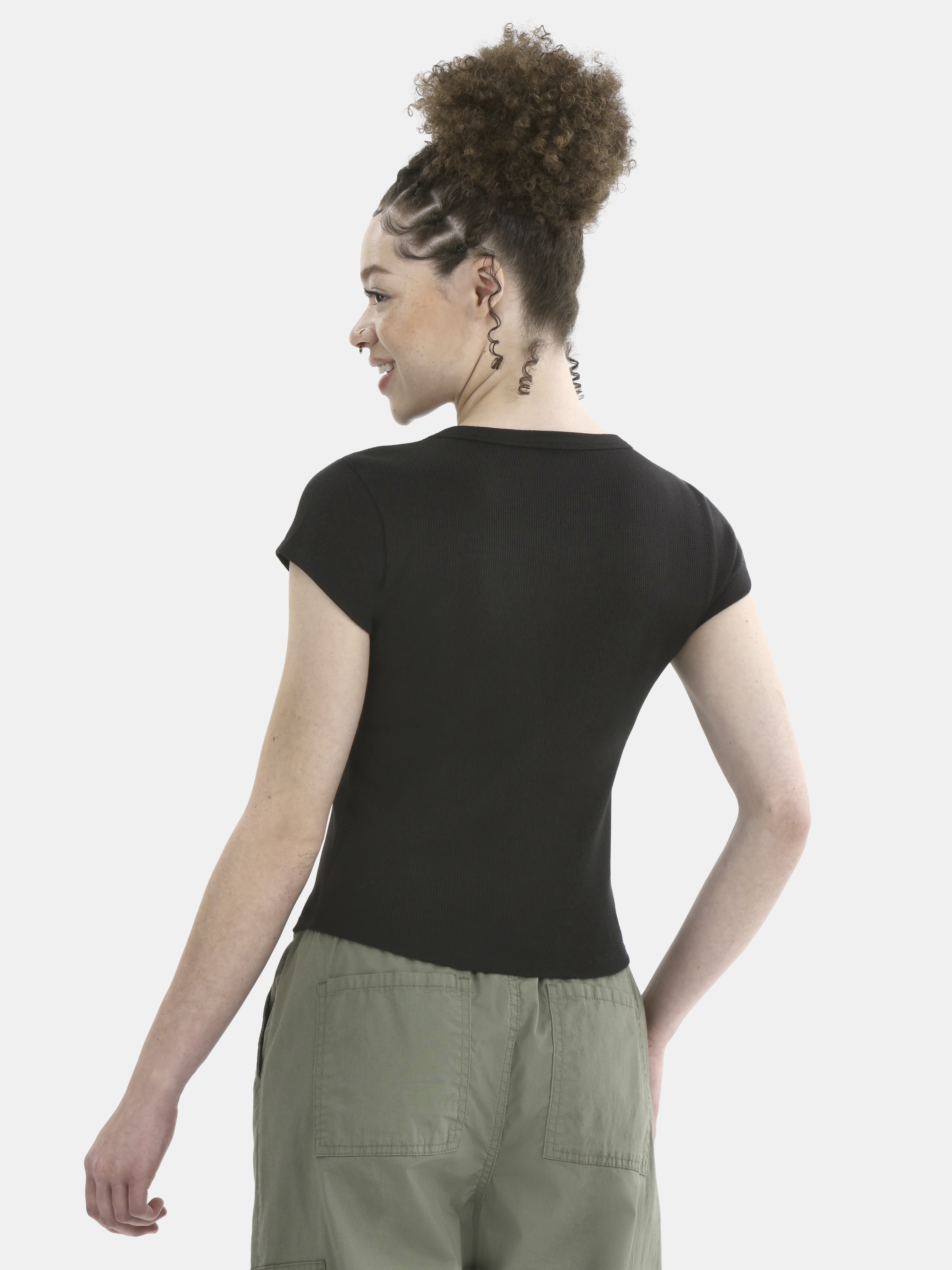 No Boundaries Waffle Tee, Women's