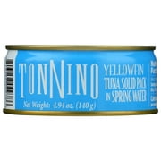 Tonnino Yellowfin Tuna Solid Pack in Spring Water, 4.9 oz