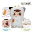 thumbnail image 3 of Bratty M Tuffy Collectible Plush Toy, White, 8", 3 of 6