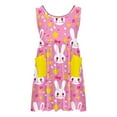 thumbnail image 7 of Edvintorg Girl's Casual Dresses Summer Loose Stretchy A Line Dress Cute Printed Crewneck Sleeveless Tank Sundresses with Pocket Beach Vacation Clothes 3-14 Years, 7 of 7