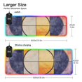 thumbnail image 3 of Art Deco Motifs Wireless Charging RGB Gaming Mouse Pad Large Keyboard Mat Rubber Base 13 Light Modes, 3 of 6
