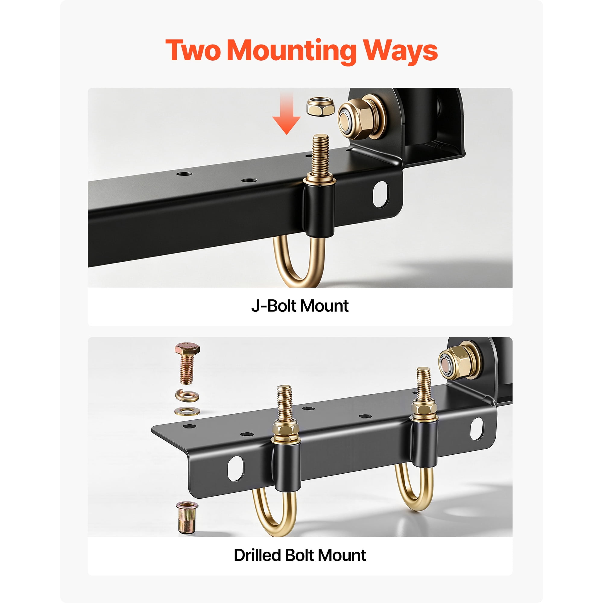 KFFKFF Universal Truck Ladder Rack with 800 lbs Load Capacity, Adjustable Width for Kayaks, Surfboards, and Lumber,Compatible with Short and Long-Bed Trucks,Non-Drilling/Drilling Installation Options