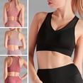 thumbnail image 1 of Women Sports Bra Mesh Splicing Crop Top Breathable Quick-Dry Vest, 1 of 8
