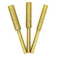 thumbnail image 4 of 12Pcs Diamond Chainsaw Sharpener, High Hardness Titanium Plated Burr Grinding, 4 of 9