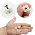 thumbnail image 2 of 50 Pcs Drawer Supports, White Plastic Drawer Bottom Sagging Repair Fixing Mending Wedges with Screws for Furniture, 2 of 7