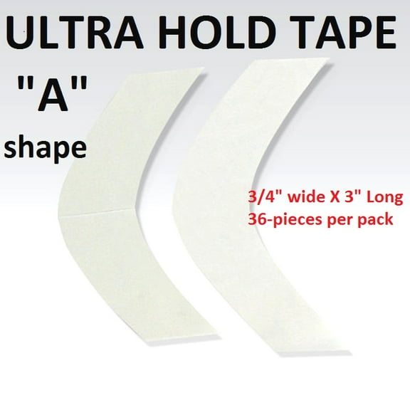 Ultra Hold Tape Shape A 36-Pieces per Bag Double Side Adhesive