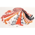thumbnail image 4 of Soimoi 40Pcs Warli Print Cotton Precut Fabrics For Quilting Craft Strips 2.5 inches Jelly Roll - Orange, 4 of 9