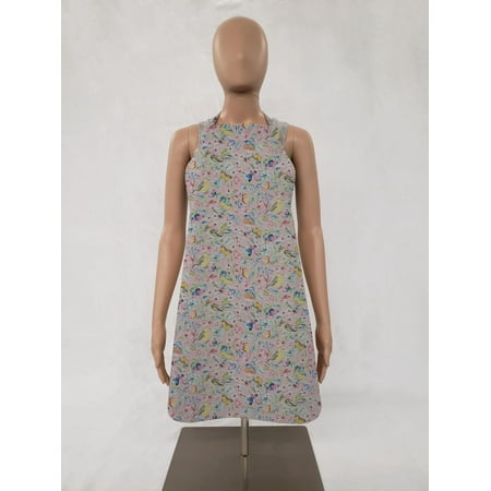 

Birds & Butterflies in Blooms Bib Apron by Penny s Needful Things (Light Pink)