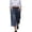 Navy, variant on Straight Leg Pants Women Drawstring Elastic Waist Cotten Linen Pants with Pockets for Casual Days