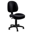 thumbnail image 1 of Pemberly Row Comfort Task Chair Fabric Padded 18-22 Inches Height Black, 1 of 5