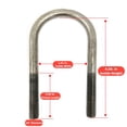 thumbnail image 4 of Southwest Wheel Trailer Axle 1 3/4" Round U-Bolt Kit Made in The U.S.A., 4 of 4