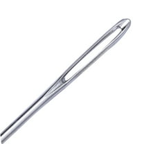 ELAYARD 18pcs Metal Knitting Needles Set Silver for Stitching and DIY Projects