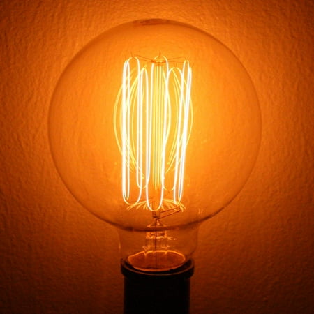 Sunlite 02034 - 60 watt 120 volt G30 Medium Screw Base Nostalgic Thread Smoke (02034 60G30/AQ/T/SM)