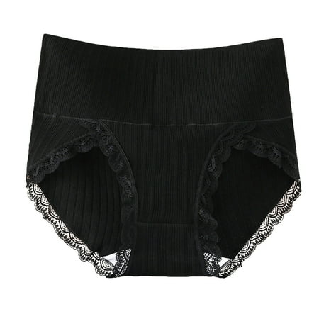 

3PCK Womens Panties Cotton Underwear High Waist Stretch Briefs Soft Underpants Breathable Seamless Underwear For Women