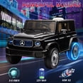 thumbnail image 2 of EastVita 12V Kids Ride on Car of Licensed Mercedes Benz,9AH 45W Motor Electric Ride on Toys Vehicles,w/Parent Remote Control,Electric Ride on Truck with Music,LED Lights, 2 of 7