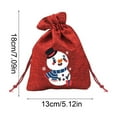 thumbnail image 3 of Christmas Decoration Supplies Linen Apples Bags Candy Bags Cartoons Gift Bags Christmas Bags Small Storage Bags, 3 of 7