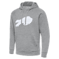 thumbnail image 2 of Men's Antigua Heather Gray Buffalo Bills Victory Pullover Hoodie, 2 of 3