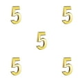 thumbnail image 3 of maskred House Numbers for Outside Simple Style Numerical Signs Sign Exquisite Number Mark Accessories Number Mark Marking Accessory Number 5 5PCS, 3 of 6