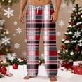 thumbnail image 2 of Christmas Lounge Pants for Men Vacation Ugly Graphic Pajama Bottoms Xmas Relaxed Fit Drawstring Pajamas Pants, 2 of 4