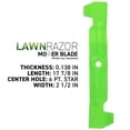 thumbnail image 2 of Lame LawnRAZOR pour Cub Cadet RZT50 942-04056C 50 Pouces Hauteur Crantée 3 Pack 810-CBL2823D, 2 of 6