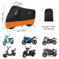 thumbnail image 2 of Funda para motocicleta Seceles 300D Oxford impermeable XXL, 2 of 8