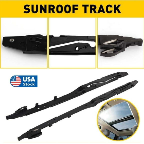 US OEM NEW 15-22 Ford F150 Sunroof Moon Roof Guide Track Repair Pair Kit LH/RH