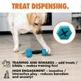 thumbnail image 6 of Arlee Max Fusion with Nike Grind, Dumbbell Dog Toy, Treat Dispense, Reward Play, Slow Feeding, Training, Puzzle, Natural Rubber, Puppy and Medium Dogs 15 - 35lbs, 6 of 11