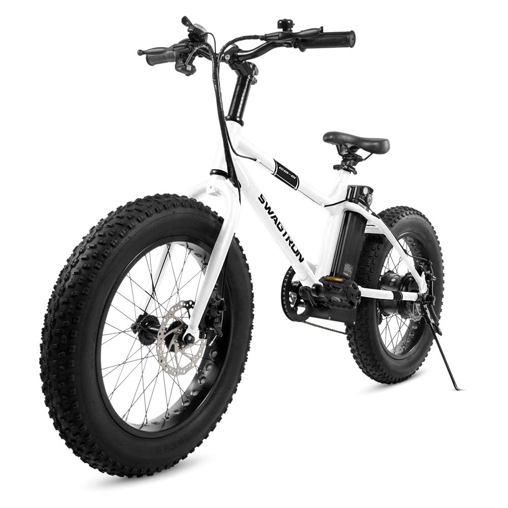 Swagtron EB6 Bandit Ebike Fat Tire Electric Bike 350W Highspeed with