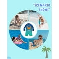 thumbnail image 7 of weVSwe Infant Long Sleeve Rash Guard Swimwear with UPF 50+ Protection, 0-3T, 7 of 7