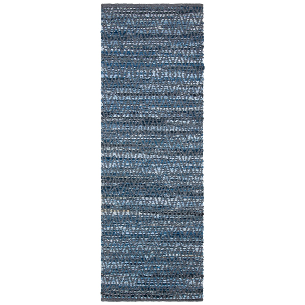 SAFAVIEH Montauk Zahara Geometric Area Rug, Blue, 8' x 10'