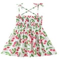 thumbnail image 1 of Robe Décontractée à Volants à Bretelles Florale d'Été pour Bébé Fille, 1 of 6